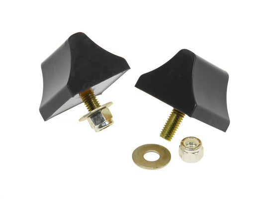 Prothane Universal Bump Stop 1-3/8 X 2 X 2-1/4 Wedge - Black - eliteracefab.com