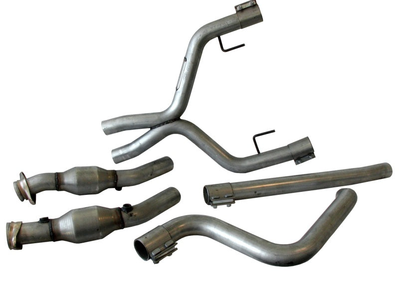 BBK 05-09 Mustang 4.0 V6 True Dual Cat Back Exhaust Conversion Kit With X pipe BBK