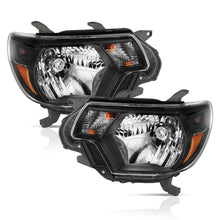 Load image into Gallery viewer, ANZO 2012-2015 Toyota Tacoma Crystal Headlights Black - eliteracefab.com