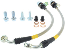 Load image into Gallery viewer, STOPTECH 03-07 INFINITI FX35/45 REAR STAINLESS STEEL BRAKE LINES, 950.42500 - eliteracefab.com