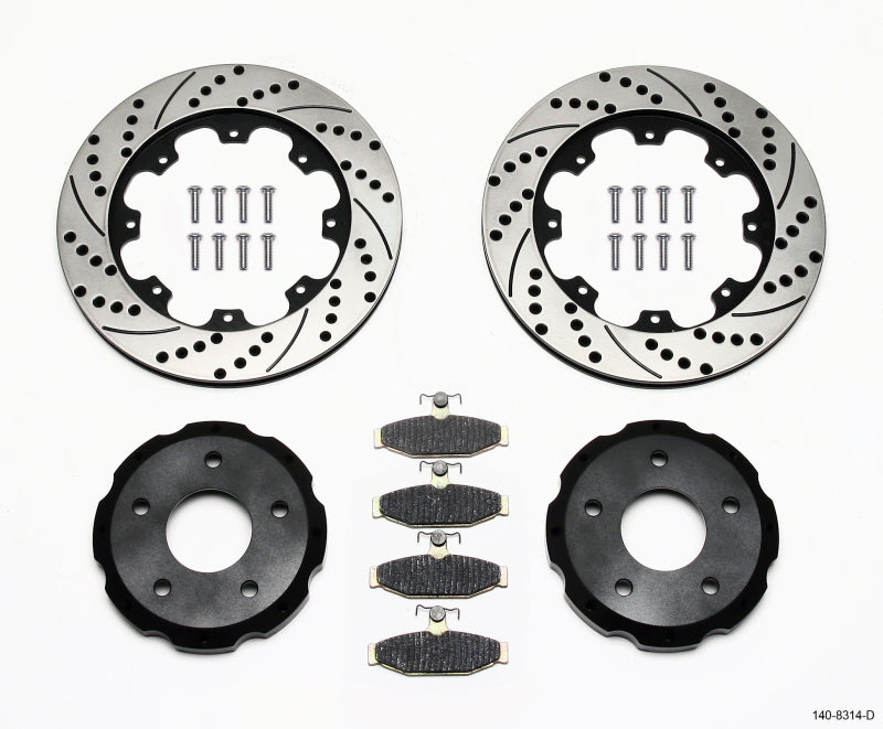 Wilwood Pro-Matrix Rear Kit Drilled 88-96 Corvette C4 Wilwood