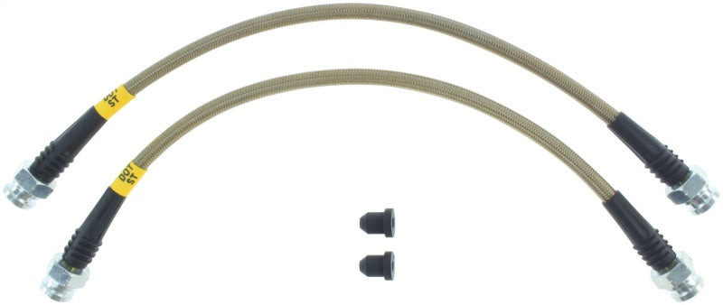 StopTech 07-08 Honda Fit Stainless Steel Rear Brake Lines Stoptech