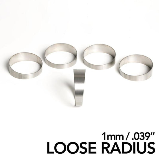Ticon 1.50in 45° 2.2D/3.3in CLR Loose Radius 1mm Wall Titanium Pie Cuts 5pk