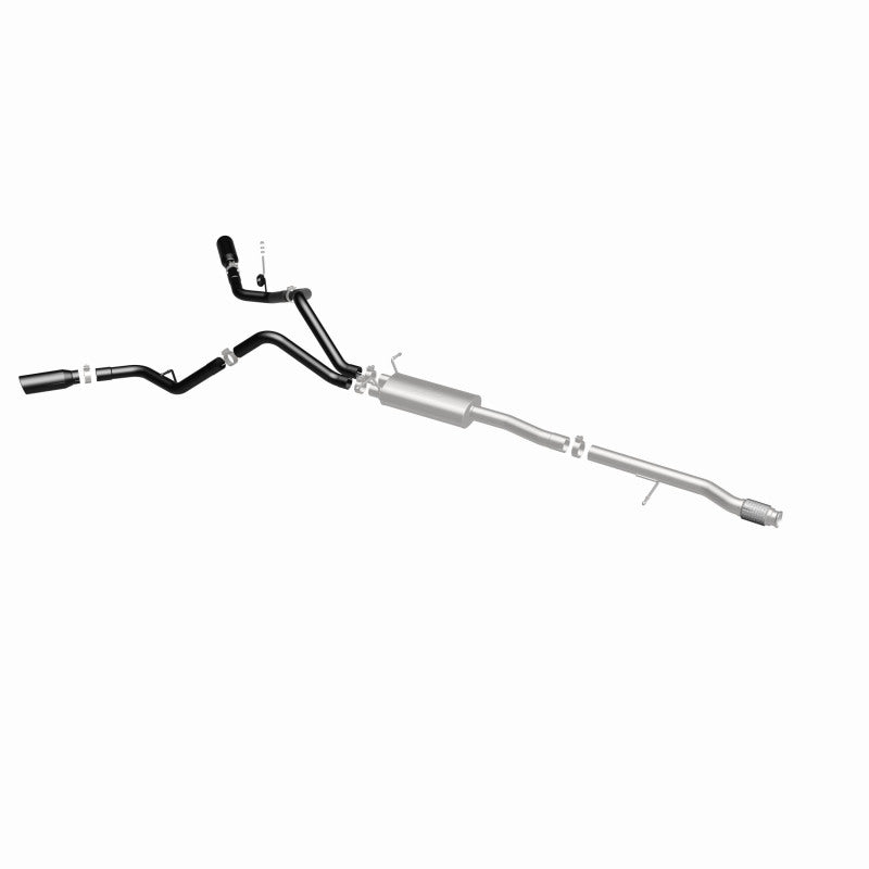 MagnaFlow SYS Cat-Back 3.5in Black Dual Split Rear Tips 14-15 Chevy Silverado/GMC Sierra 4.3L-5.3L Magnaflow