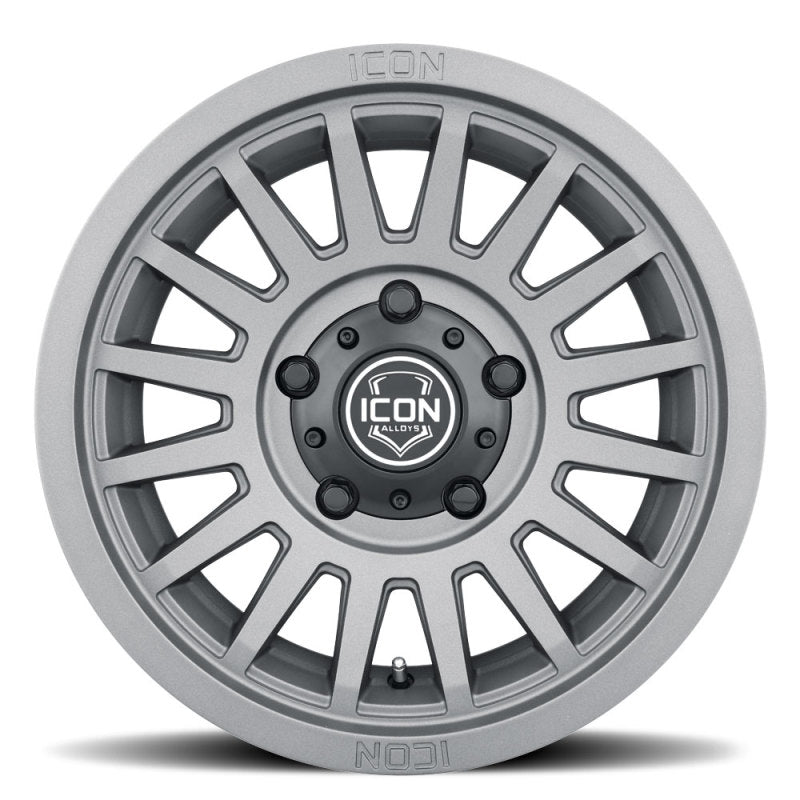 ICON Recon SLX 18x9 6x5.5 BP 40mm Offset 6.6in BS 95.1mm Hub Bore Charcoal Wheel