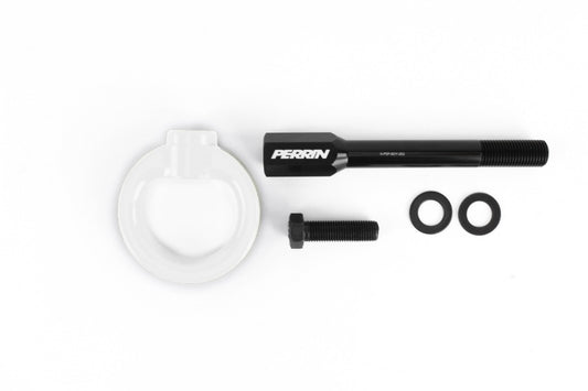 Perrin 02-07 Subaru WRX/STI Tow Hook Kit (Front) - White - eliteracefab.com