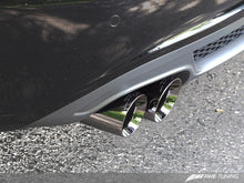 Load image into Gallery viewer, AWE Tuning Audi B8 A4 Touring Edition Exhaust - Quad Tip Diamond Black Tips - eliteracefab.com