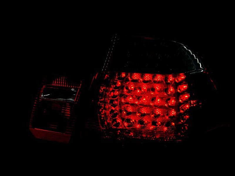 ANZO 1999-2001 BMW 3 Series E46 LED Taillights Red/Clear 4pc - eliteracefab.com