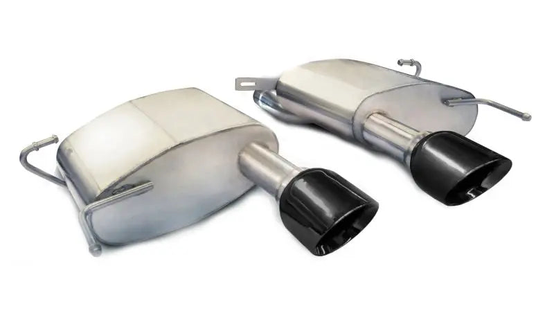 Corsa 11-13 Cadillac CTS Coupe V 6.2L V8 Black Sport Axle-Back Exhaust - eliteracefab.com