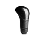 Momo Shadow Shift Knob - Black Airleather, Carbon Effect Insert SUBKCA