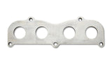 Vibrant Mild Steel Exhaust Manifold Flange for Toyota 2AZ-FE motor 1/2in Thick