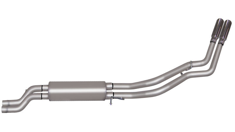 Gibson 01-05 Chevrolet Silverado 2500 HD Base 6.0L 2.5in Cat-Back Dual Sport Exhaust - Stainless Gibson