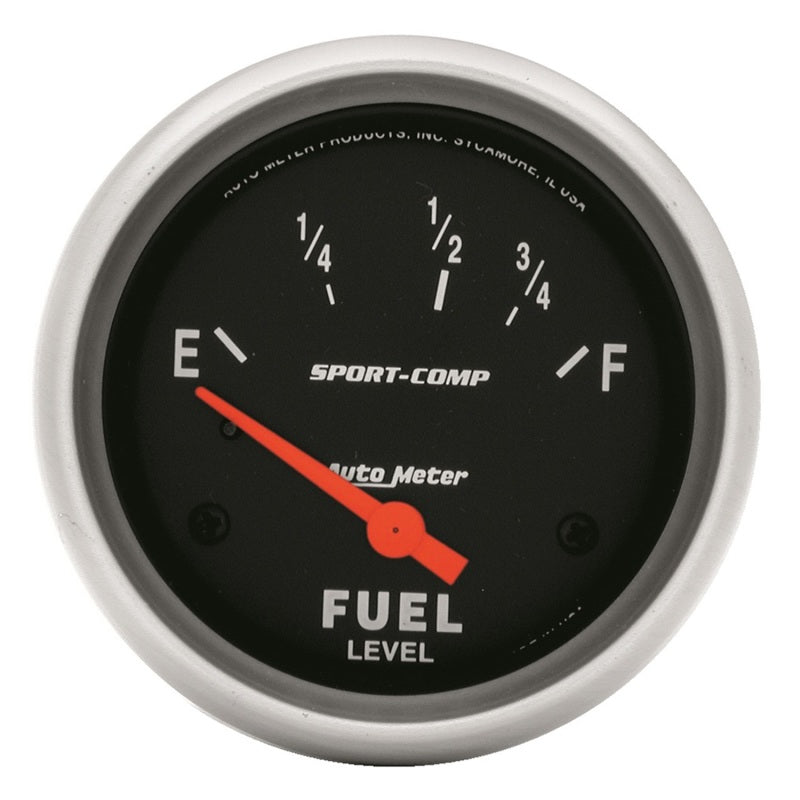 Autometer Sport-Comp 2 5/8in 73ohm-10ohm Fuel Level Gauge 3515