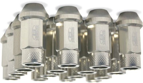 STREET SERIES FORGED EXTENDED LUG NUT SET OF 16 - Silver 12x1.50mm - eliteracefab.com