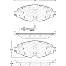 Load image into Gallery viewer, CENTRIC POSIQUIET 15-16 AUDI A3 FRONT BRAKE PADS, 105.17600 - eliteracefab.com