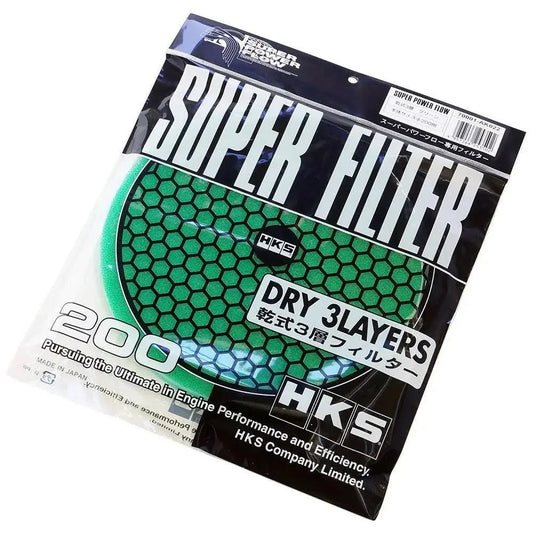 HKS SMF Replacement Element 200mm Green Universal - eliteracefab.com