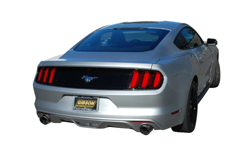 Gibson 15-19 Ford Mustang EcoBoost 2.3L 2.25in Cat-Back Dual Exhaust - Stainless Gibson