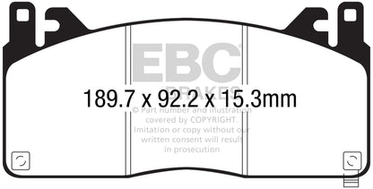 EBC RedStuff Front Brake Pads - DP33055C EBC