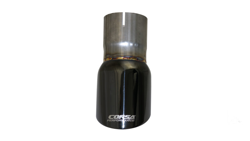 Corsa Single Universal 2.75in Inlet / 3.5in Outlet Black PVD Pro-Series Tip Kit CORSA Performance