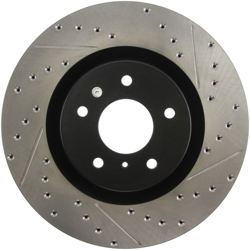 StopTech Slotted & Drilled Sport Brake Rotor - eliteracefab.com