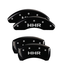 Load image into Gallery viewer, MGP 4 Caliper Covers Engraved Front &amp; Rear HHR Black finish silver ch MGP