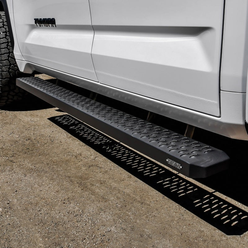 Westin Grate Steps Running Boards 79 in - Textured Black - eliteracefab.com