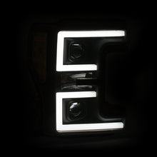 Load image into Gallery viewer, ANZO LED Headlights 17-18 Ford F-250 Super Duty Plank-Style L.E.D. Headlight Black (Pair) - eliteracefab.com