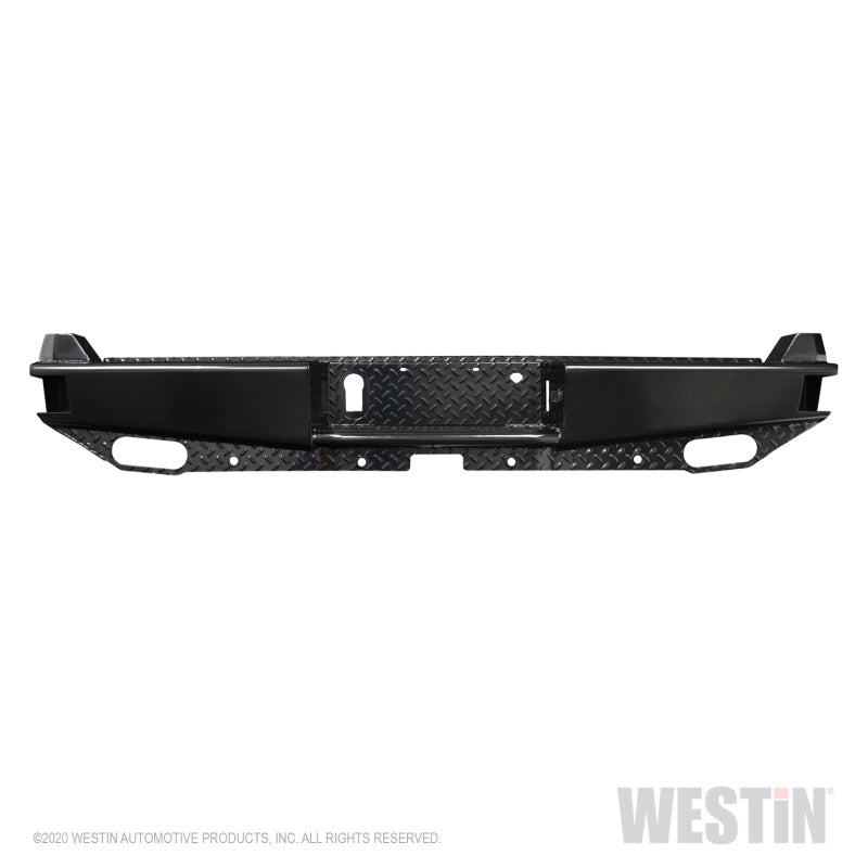 Westin 17-21 Ford F-250/350 HDX Bandit Rear Bumper - Black - eliteracefab.com