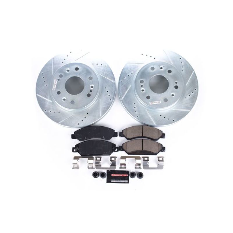 Power Stop 07-08 Cadillac Escalade Front Z23 Evolution Sport Brake Kit - eliteracefab.com