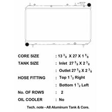 Load image into Gallery viewer, CSF 93-98 Subaru Impreza Radiator