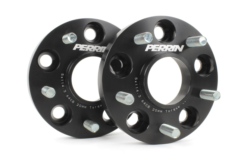 Perrin 17-18 Honda Civic Si 64.1mm Hub 5x114.3 20mm Wheel Spacers (One Pair) - eliteracefab.com