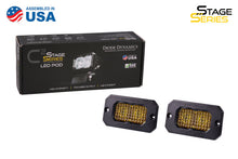 Load image into Gallery viewer, Diode Dynamics Stage Series 2in LED Pod Sport - Yellow Combo Flush ABL (Pair)