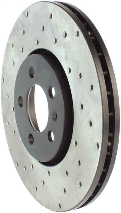 StopTech 6/99-08 VW Beetle / 03-10 Beetle Conertible / 12/98-06 Golf GTI Right Front Drilled Rotor Stoptech