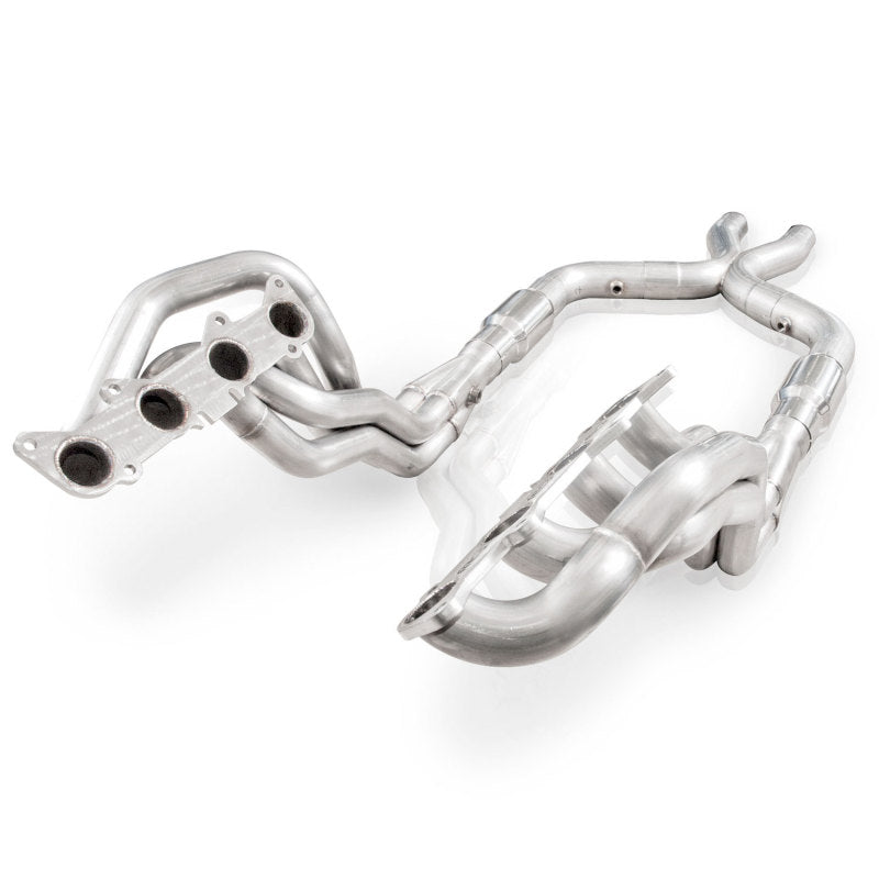 Stainless Power 2011-14 Mustang GT Headers 1-7/8in Primaries High-Flow Cats 3in X-Pipe Stainless Works