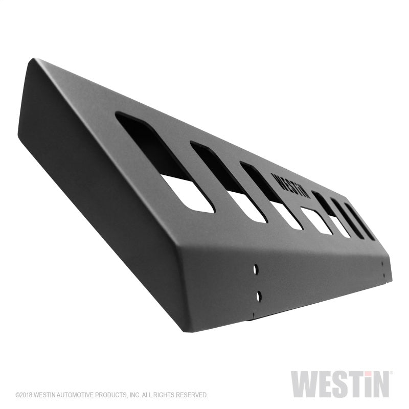 Westin 18-19 Jeep Wrangler JL Front Bumper Skid Plate - Textured Black - eliteracefab.com