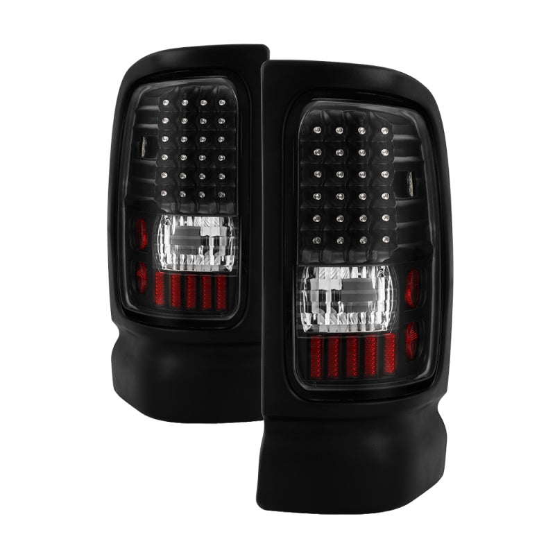 Xtune Dodge Ram 1500 94-01 / Ram 2500/3500 94-02 LED Tail Lights Black ALT-ON-DRAM94-LED-BK - eliteracefab.com