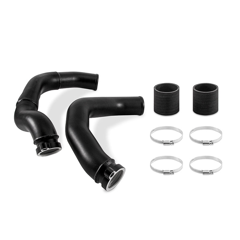 Mishimoto 2015+ BMW F8X M3/M4 Charge Pipe Kit - Wrinkle Black - eliteracefab.com