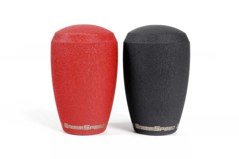 GrimmSpeed Shift Knob Stainless Steel - Subaru 5 Speed and 6 Speed Manual Transmission - Red - eliteracefab.com