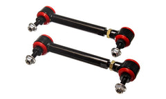 Energy Suspension Universal Red 5-3/4in-6-3/4in inAin Range Pivot Style End Link Set.