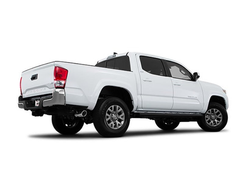 Borla 2016 Toyota Tacoma 3.5L V6 Auto 4DR CC SB S-Type 2.5in Single Left Rear Exit 4in Tip Exhaust - eliteracefab.com