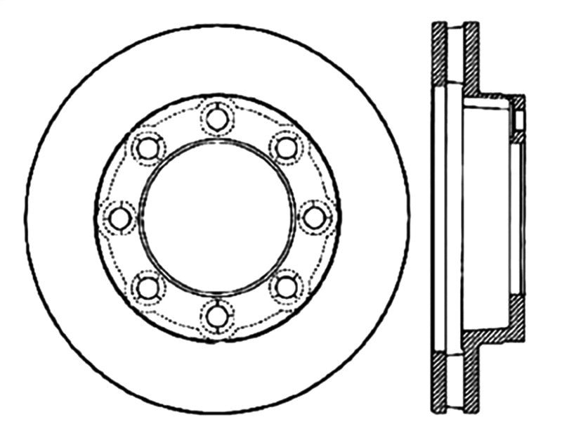 StopTech Slotted & Drilled Sport Brake Rotor - eliteracefab.com