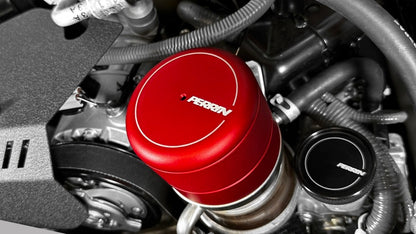 Perrin 2015+ Subaru WRX/STI Oil Filter Cover - Red - eliteracefab.com