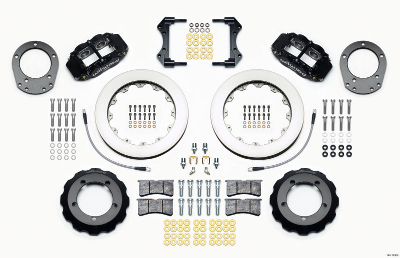 Wilwood Narrow Superlite 4R Front Hat Kit 12.88in 76-77 Ford Bronco Dana 44 w/Lines Wilwood