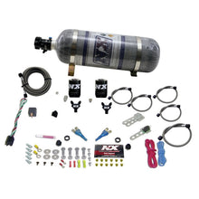 Load image into Gallery viewer, Nitrous Express Dual Nozzle Sport Compact Nitrous Kit (35-50-75HP) w/12lb Bottle