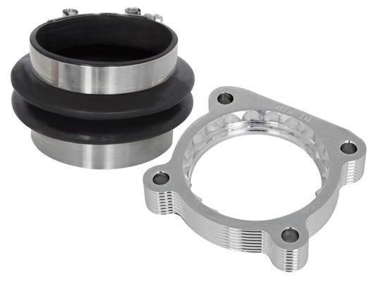 aFe Silver Bullet Throttle Body Spacers TBS Nissan Patrol 10-16 V8-5.6L - eliteracefab.com