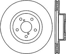 Load image into Gallery viewer, StopTech 05-17 Subaru Impreza WRX/STi SportStop Cryo Slotted &amp; Drilled Front Left Rotor