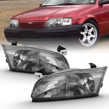 Load image into Gallery viewer, ANZO 1997-1999 Toyota Camry Crystal Headlight Chrome Amber(OE)