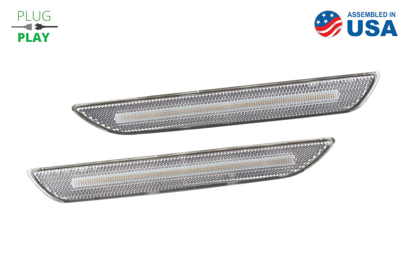 Diode Dynamics 15-21 EU/AU Ford Mustang LED Sidemarkers Clear (Pair) Diode Dynamics