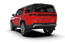 Load image into Gallery viewer, Rally Armor 2022+ Rivian R1S Black UR Mud Flap w/ Metallic Black Logo