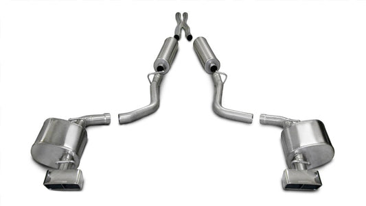 Corsa 09-10 Dodge Challenger R/T 5.7L V8 Auto Polished Xtreme Cat-Back Exhaust CORSA Performance